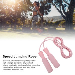 Cuerda de saltar sin enredos, Cable de cuerda de saltar de velocidad rápida con rodamientos de bolas, cuerda de saltar de acero, gimnasio, Fitness, Ejercicio en casa, cuerpo delgado - Product Image 3