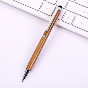 Sandalwood & <b>Bamboo</b> Wooden Ballpoint Pen Touch <b>Screen</b> & Capacitive Pen Medium Oil Logo Engraved Advertising Gift Stock Available - Product Image 2