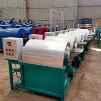 Torréfacteur électrique à gaz personnalisé pour arachide cacao noix café grains épices torréfaction machine à cuire mini séchoir à grains de maïs