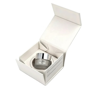 Custom Printed Foldable Skincare Serums Creams Gift Box Collapsible Inner Tray Saves Space & Shipping Cost Cosmetic <b>Paper</b> Boxes - Product Image 1