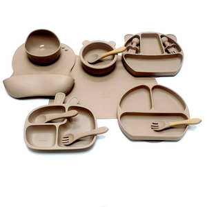 Nuevo Juego <span class=keywords><strong>de</strong></span> Platos y Tazones <span class=keywords><strong>de</strong></span> Silicona con Succión <span class=keywords><strong>para</strong></span> Bebés, Babero, Vaso, Vajilla Infantil, Juego <span class=keywords><strong>de</strong></span> Alimentación, Utensilios <span class=keywords><strong>para</strong></span> Comer <span class=keywords><strong>para</strong></span> Bebés <span class=keywords><strong>de</strong></span> <span class=keywords><strong>6</strong></span>+ <span class=keywords><strong>Meses</strong></span> - Product Image 6