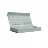Boîte rigide personnalisée à fermeture magnétique pour flacon de peptide rétractable avec insert en mousse EVA, pour suppléments de peptides premium.