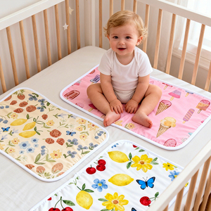 Couverture de <span class=keywords><strong>matelas</strong></span> pour <span class=keywords><strong>bébé</strong></span> réutilisable en gros, tapis de <span class=keywords><strong>matelas</strong></span> pour <span class=keywords><strong>bébé</strong></span> nouveau-né, imperméable, doux, pour <span class=keywords><strong>matelas</strong></span> - Product Image 2