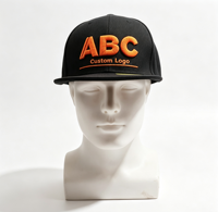 Casquette de baseball respirante à visière plate avec logo brodé 3D personnalisé, idéale pour les cadeaux promotionnels d'entreprise – Offre spéciale