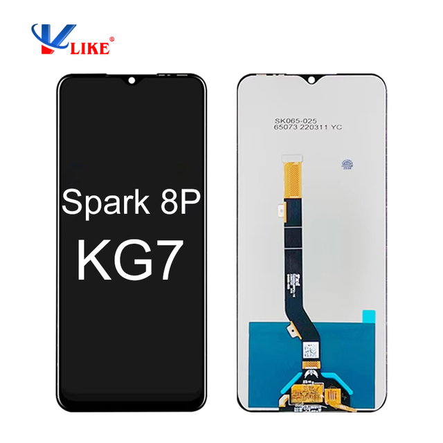 Mobile Phones LCDs for Tecno Spark 8P Touch Screen Replacement for Tecno Spark 8P Display for Tecno Spark 8P KG7 Lcd Screen