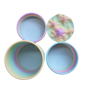 Caja Redonda de Plástico Impresa en 3D para Joyería, Cosméticos, Collares y Anillos - Product Image 4