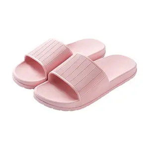 Wholesale Summer PVC Anti Slip House Bathroom Women Slides Footwear Slippers