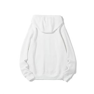 Heavy <b>Thick</b> Hoodie Pure Color Fleece Screen Printed Double Sided Men'S Outerwear Clothing Manufacturers Custom Hoodies With <b>Rope</b> - Product Image 2