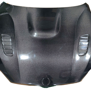 Nouvelle marque <span class=keywords><strong>JR</strong></span> pour X5, capot moteur en fibre de carbone, clips de couverture à trous ouverts, garantie 1 an pour les pièces de modification automobile, ajustement universel - Product Image 2