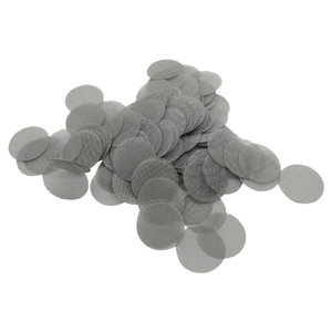 Filtre en maille métallique en acier inoxydable pour pipe à tabac, écran de nettoyage pour chicha, filtre anti-caramel avec crochet – Offre Spéciale - Product Image 1