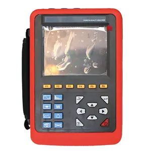 Portable Three Phase Power Quality Harmonics Analyzer With Waveform Distortion Detection