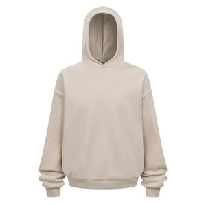 2025 autunno inverno felpa da <span class=keywords><strong>uomo</strong></span> alla moda Oversize felpa con cappuccio spessa in rilievo in tinta unita stile americano lavorato a maglia - Product Image 3