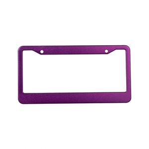 Marco de Matrícula Personalizado de Aleación de Aluminio con Borde Dorado Cromado para Motocicleta y Automóvil - Product Image 1