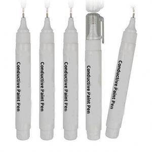 Custom Bare Conductive Art Paint Marker with Liquid Ink <b>Silver</b> Standard Size for DIY Projects - Product Image 1