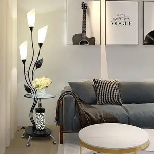 E27 Scandinavische moderne metalen LED bloem theetafel vloerlamp woonkamer slaapkamer studeerkamer bureaulamp woondecoratie staande lamp - Product Image 1