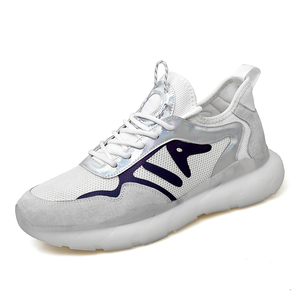 Custom Brand High Quality White Spring Mesh Men's <b>Running</b> Sneakers Fashion Trend Rubber Midsole Height Increasing Casual Walking - Product Image 5