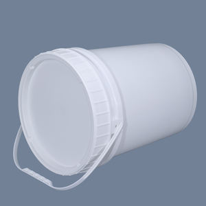 4L 8L 18L 20L 25L 30L ถังพลาสติก PP สีขาวพร้อมฝาเกลียวสำหรับผงของเหลว - Product Image 2