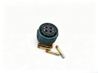 Connecteur circulaire en alliage d'aluminium à 14 broches Kewei D38999/26WD04SN, prise droite