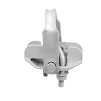 Pince de suspension pour câble galvanisée à chaud, accessoires électriques pour poteau de ligne aérienne avec quincaillerie et raccords de haute qualité