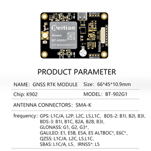 Modulo GNSS RTK BT-902G1 <span class=keywords><strong>Sinan</strong></span> K902, Scheda di Posizionamento ad Alta Precisione a Livello Centimetrico, Ricevitore di Navigazione GPS Beidou, Scheda Beitia - Product Image 2