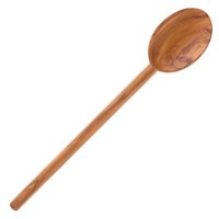 Cuillère à Miel de Luxe en Bois d'Olivier Naturel Ensemble de Cuillères à Long Manche pour Café Thé Milkshake Cuisine