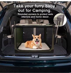 Cage pliable portable <span class=keywords><strong>pour</strong></span> <span class=keywords><strong>chien</strong></span>, petite taille, <span class=keywords><strong>pour</strong></span> chiens et chats d'intérieur, idéale <span class=keywords><strong>pour</strong></span> les chiens de grande et moyenne taille - Vente chaude - Product Image 3