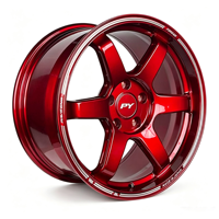 Jantes forgées PY haute performance 17-20 pouces rouges 6061-T6 5x114.3(5x4.5) 5x120 pour Civic B-W-M Mustang Drag Racing Sport Tuning