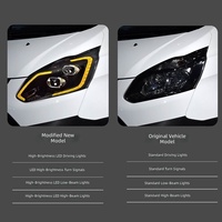 Ensemble de phares LED pour Ford Transit Tourneo Custom 2016-2022 avec projecteur DRL et clignotants séquentiels