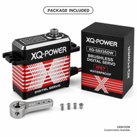 Moteur Servo à Couple Élevé XQ-POWER XQ-S8335DW 35kg IP67 Étanche Sans Balais Engrenage en Acier Inoxydable pour Bateau RC Camion Vente en Gros OEM