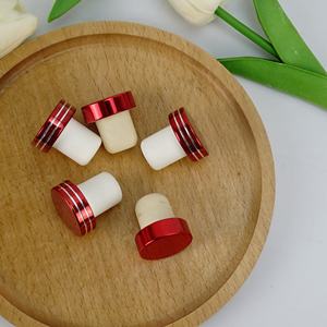 <span class=keywords><strong>Bouchon</strong></span> de vin rouge coloré en forme de T avec emballage de vin en polymère écologique et capuchon en métal en aluminium pour <span class=keywords><strong>bouchon</strong></span> de liège d'exportation <span class=keywords><strong>Amazon</strong></span> - Product Image 1