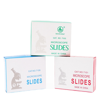 Laboratory Consumables Frosted Cover Glass Slip 7101 7102 Prepared Microscope Slides Glass