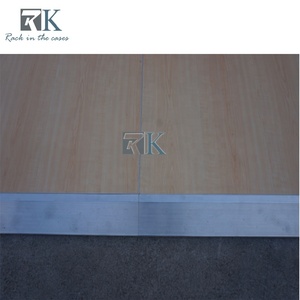 Plancher de danse en bois grainé en gros, plancher de danse portable en bois - Product Image 4