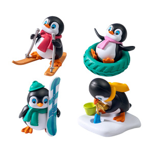 Poupée pingouin créative avec écharpe <span class=keywords><strong>de</strong></span> ski, pour micro-paysages et décorations DIY sur le thème <span class=keywords><strong>de</strong></span> la <span class=keywords><strong>neige</strong></span>, accessoires suspendus, petits ornements - Product Image 5