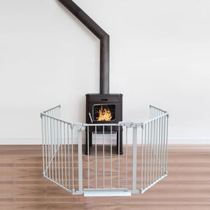 Prodigy sağlam Metal güvenlik koruma şömine çit kurulumu kolay bebek oyun bahçesinde küçük evcil hayvan çiti küçük hayvanlar için güvenli - Product Image 6