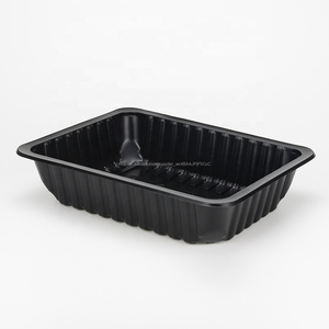 Boîte à <span class=keywords><strong>Lunch</strong></span> micro-ondes PP En Plastique Sstackable Jetable Rectangulaire En Plastique <span class=keywords><strong>Plateau</strong></span> de Nourriture Congelée - Product Image 2