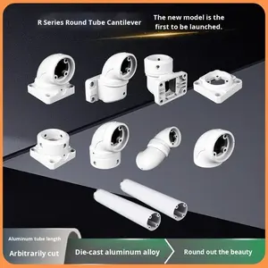 Support de montage en alliage <span class=keywords><strong>d</strong></span>'<span class=keywords><strong>aluminium</strong></span> <span class=keywords><strong>pour</strong></span> écran tactile 7 pouces, modèle de boîtier de commande en porte-à-faux <span class=keywords><strong>pour</strong></span> <span class=keywords><strong>tube</strong></span> - Product Image 5