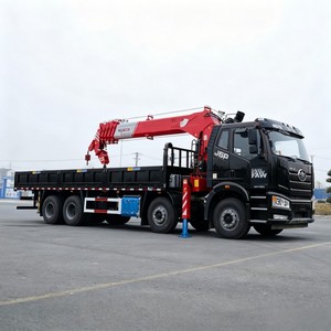 Camion grue à flèche droite FAW JH6 6x4 robuste, 10-48 tonnes, grue hydraulique pour camion, chargeur à vendre - Product Image 4