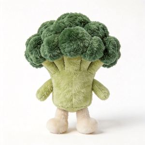 Peluche personnalisable en forme de brocoli, peluche verte de brocoli sur mesure, vente en gros de poupées en peluche de brocoli vert - Product Image 4