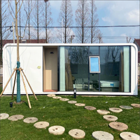 Vente d'usine Apple Cabin Office Trailer Petite maison Préfabriqué Living Container Home on Wheels Mobile Factory Cheap Apple Cabin
