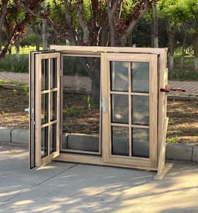 Thiết kế nghiêng và xoay cửa sổ kính hai lớp cửa sổ lịch sử penjoy xây dựng cửa sổ bằng gỗ rắn - Product Image 5