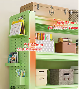 Étagères de présentation de vente au détail multifonctionnelles en acier allié durable, galvanisées à chaud double face, équipement de stockage de marchandises robuste - Product Image 5