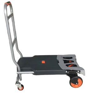 Carretilla de Mano Plegable 2 en 1 de Aluminio con Cuatro Ruedas, Mango Retráctil, Ligera, para Pesca, Camping y Actividades al Aire Libre, OEM - Product Image 1