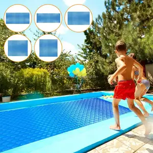 Üretici tedarik havuzu aksesuarları kabarcık güneş havuz kapağı özelleştirilmiş şekil yüzme havuzu örtüsü havuz kapağı
