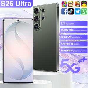 Smartphone S26 Ultra 5G pour le marché africain, écran 7,3 pouces, batterie 8000 mAh, 16 Go RAM, 1 To ROM, double <span class=keywords><strong>SIM</strong></span>, charge rapide, téléphone portable débloqué <span class=keywords><strong>pas</strong></span> <span class=keywords><strong>cher</strong></span>, vente en gros usine - Product Image 5