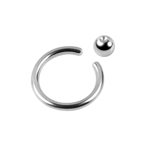 Bijoux de corps à la mode, anneau de fermeture de boule BCR lourd de grande jauge à ressort, anneau de fermeture de boule à pression - Product Image 6
