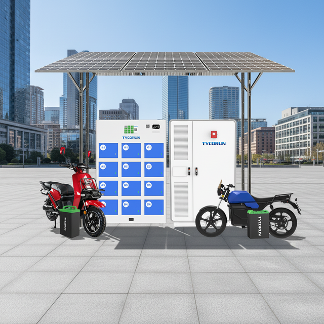 Tycorun Lithium Battery Multi Charger Cabinet Charging Station With Lcd Display Module