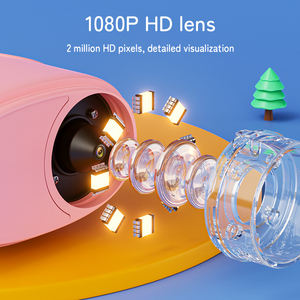 <span class=keywords><strong>Microscope</strong></span> numérique pour enfants personnalisable en gros loupe jouets 8LED 2MP 2 pouces IPS 1000X <span class=keywords><strong>Microscope</strong></span> à main portable pour enfants - Product Image 4