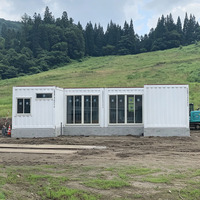 Casa Contenedor Modular Moderna 10HC 20HC 30HC para Glamping, Hotel, Villa, Alojamiento Turístico en Resort, Cabaña de Jardín