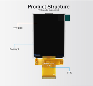 Polcd Manufacturer OEM 2.8 Inch 40 Pin <strong>MCU</strong> RGB SPI <strong>Interface</strong> 240x320 2.8" IPS LCD Display Modules - Product Image 4