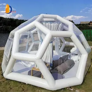 Inflatable पारदर्शी तारों से आकाश तम्बू दर्शनीय स्पॉट छुट्टी घर विला होटल homestay आउटडोर डेरा डाले हुए inflatable ते